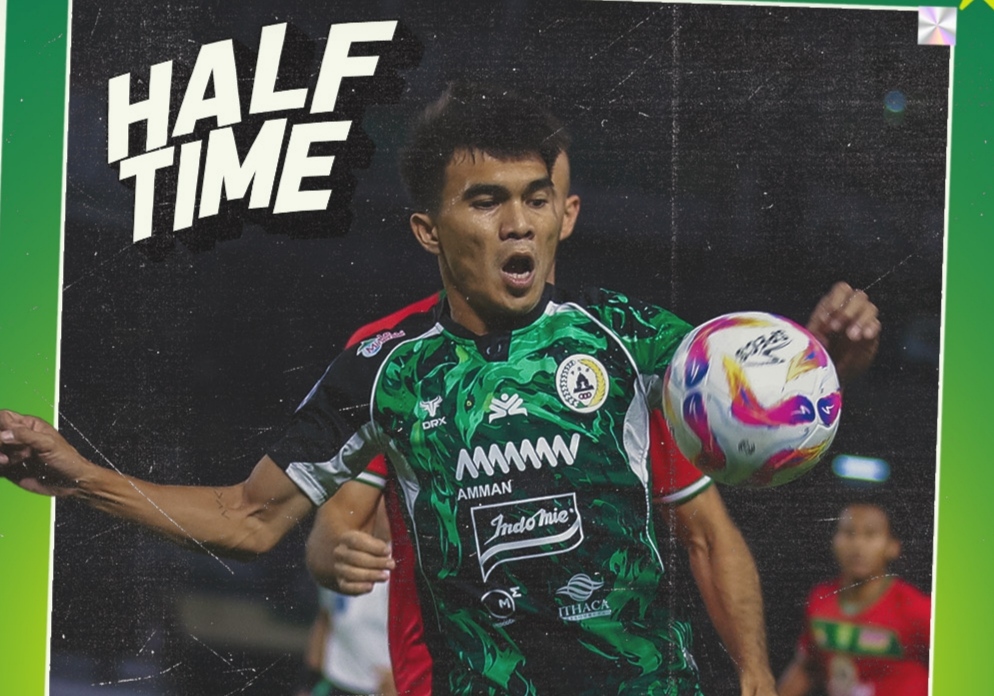 PSS Sleman tahan imbang Persebaya Surabaya di babak pertama (ig pssleman)
