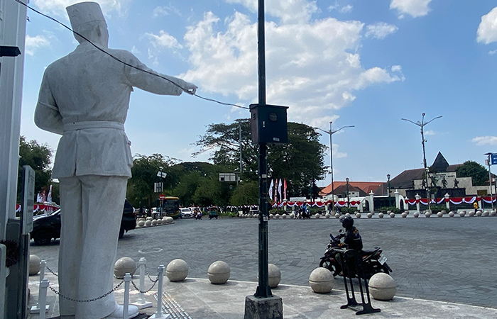 Patung Bung Karno di Titik Nol Jogja