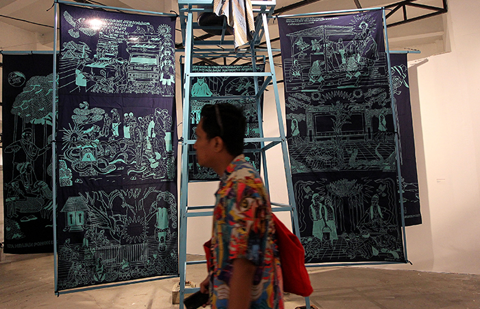Gelaran Pameran Nandur Srawung XI. GUNTUR AGA TIRTANA/RADAR JOGJA