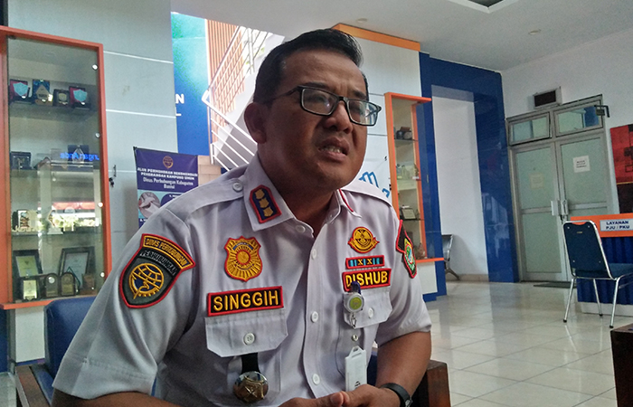 Kepala Dishub Bantul Singgih Riyadi.