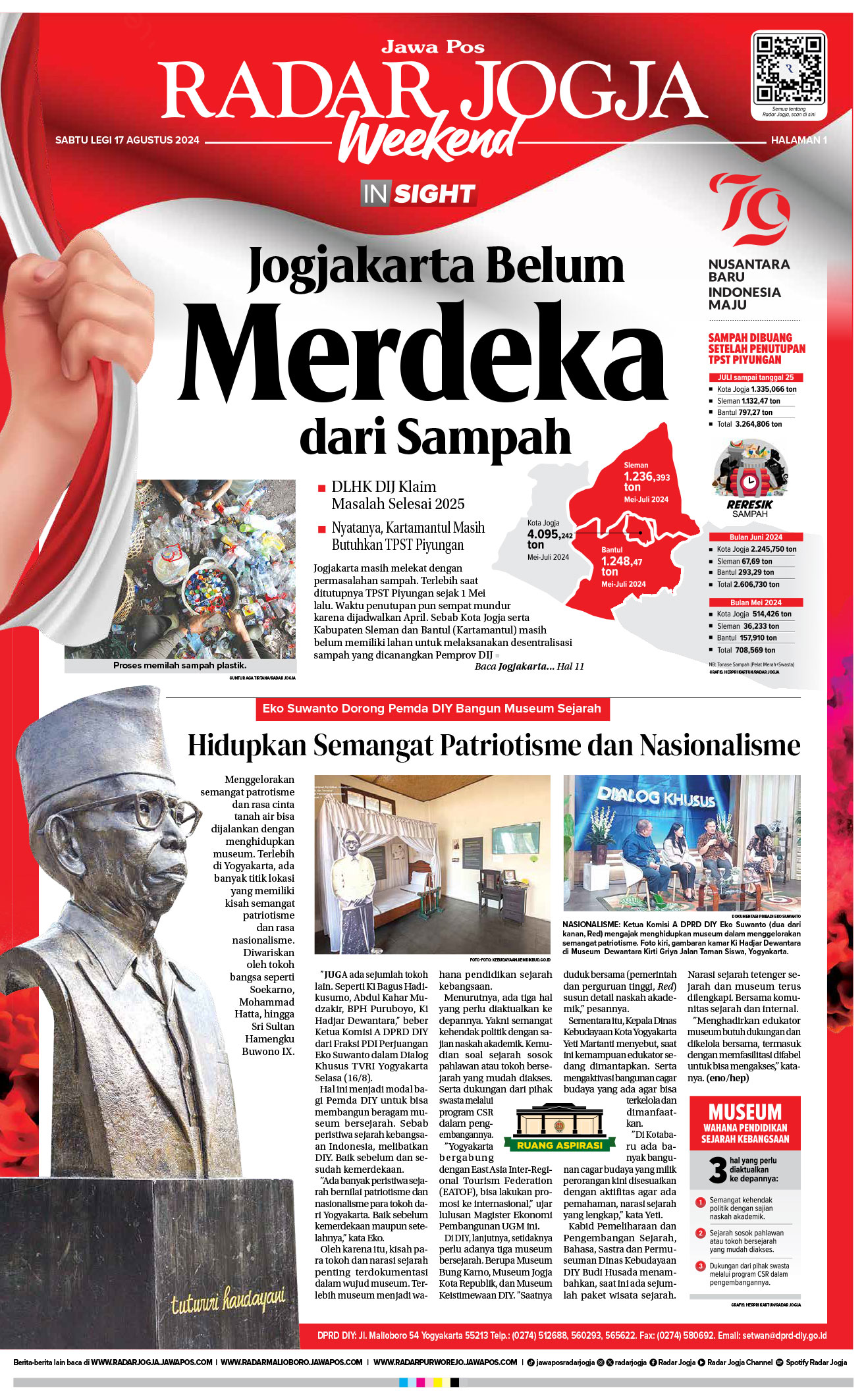 Jawa Pos Radar Jogja Sabtu 17 Agustus 2024