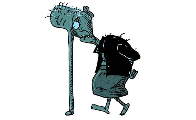 Ilustrasi dari Ilung Lanjang yang cukup pupuler di kalangan masyarakat Pulau Bawean.