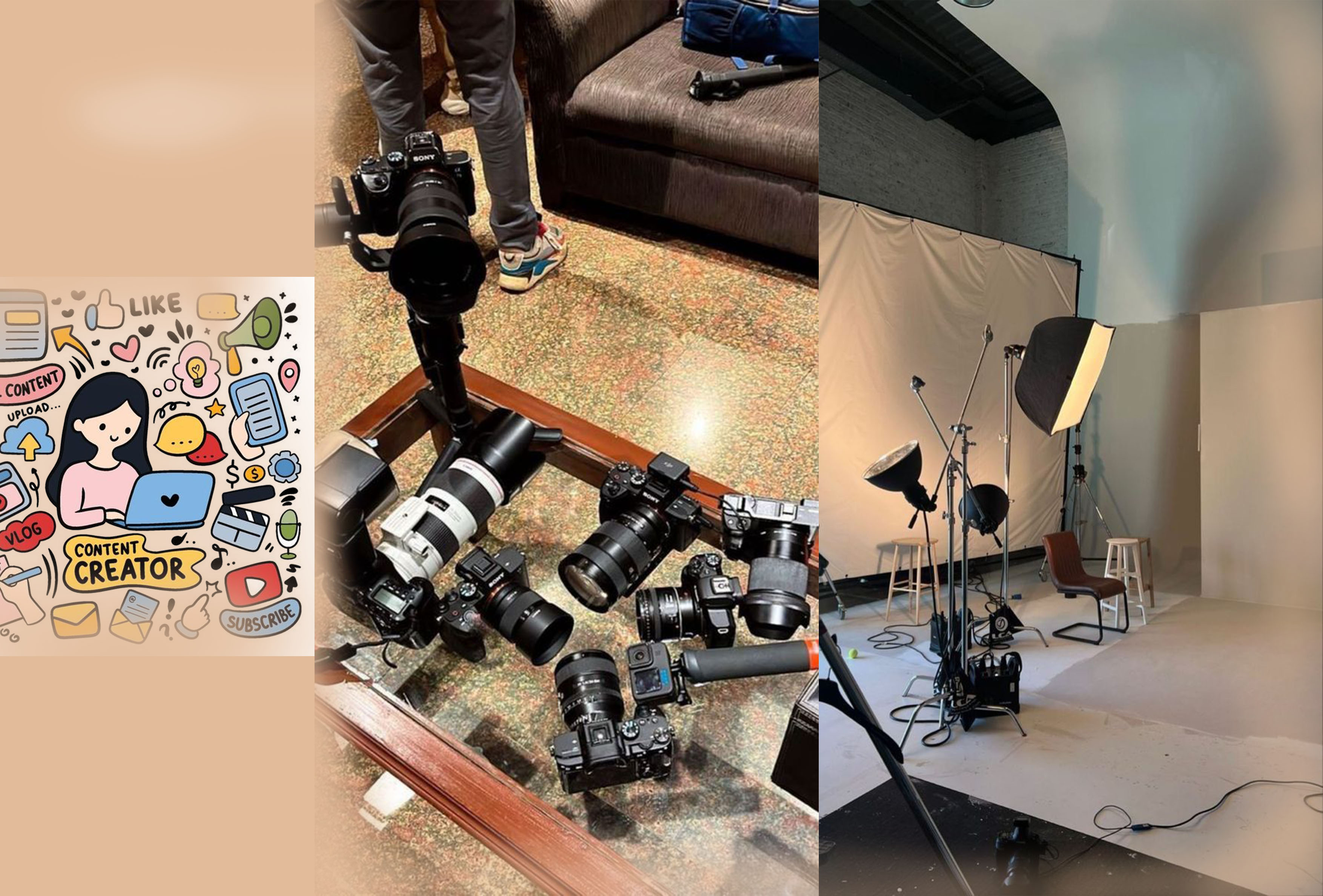 Perlengkapan Content Creator.