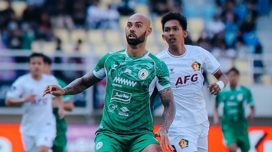 PSS Sleman tertinggal dari Persik Kediri dengan skor 1-0 di babak pertama. (Ig pssleman)