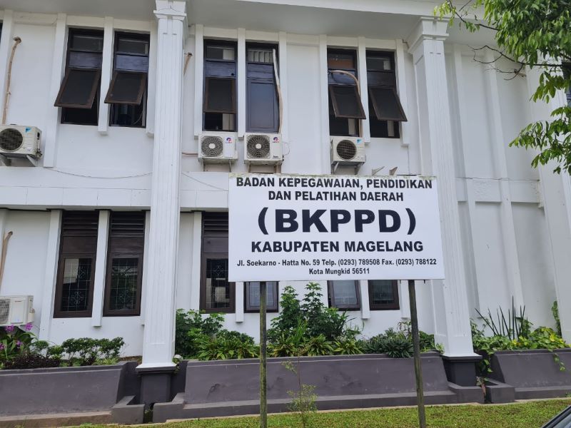 Ilustrasi Kantor BKPPD Kabupaten Magelang.