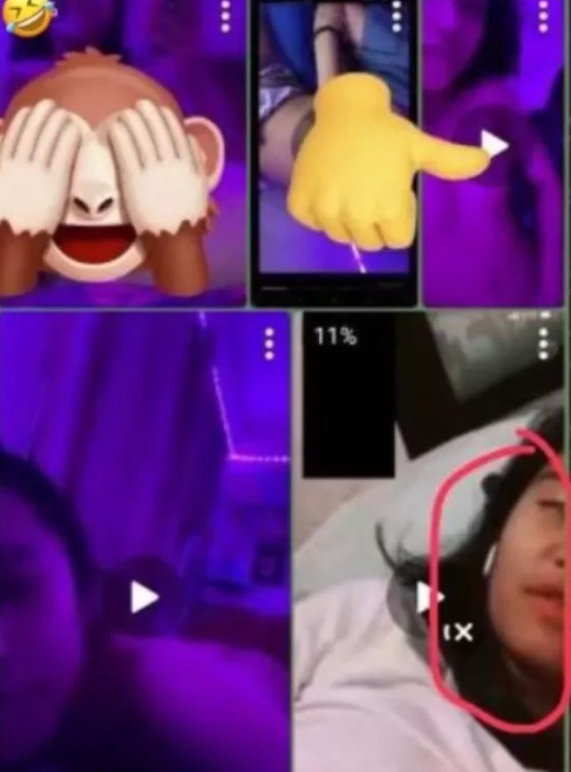 Video panas istri Pratama Arhan, Azizah Salsha yang tersebar di sejumlah sosial media. (Radar Bogor)