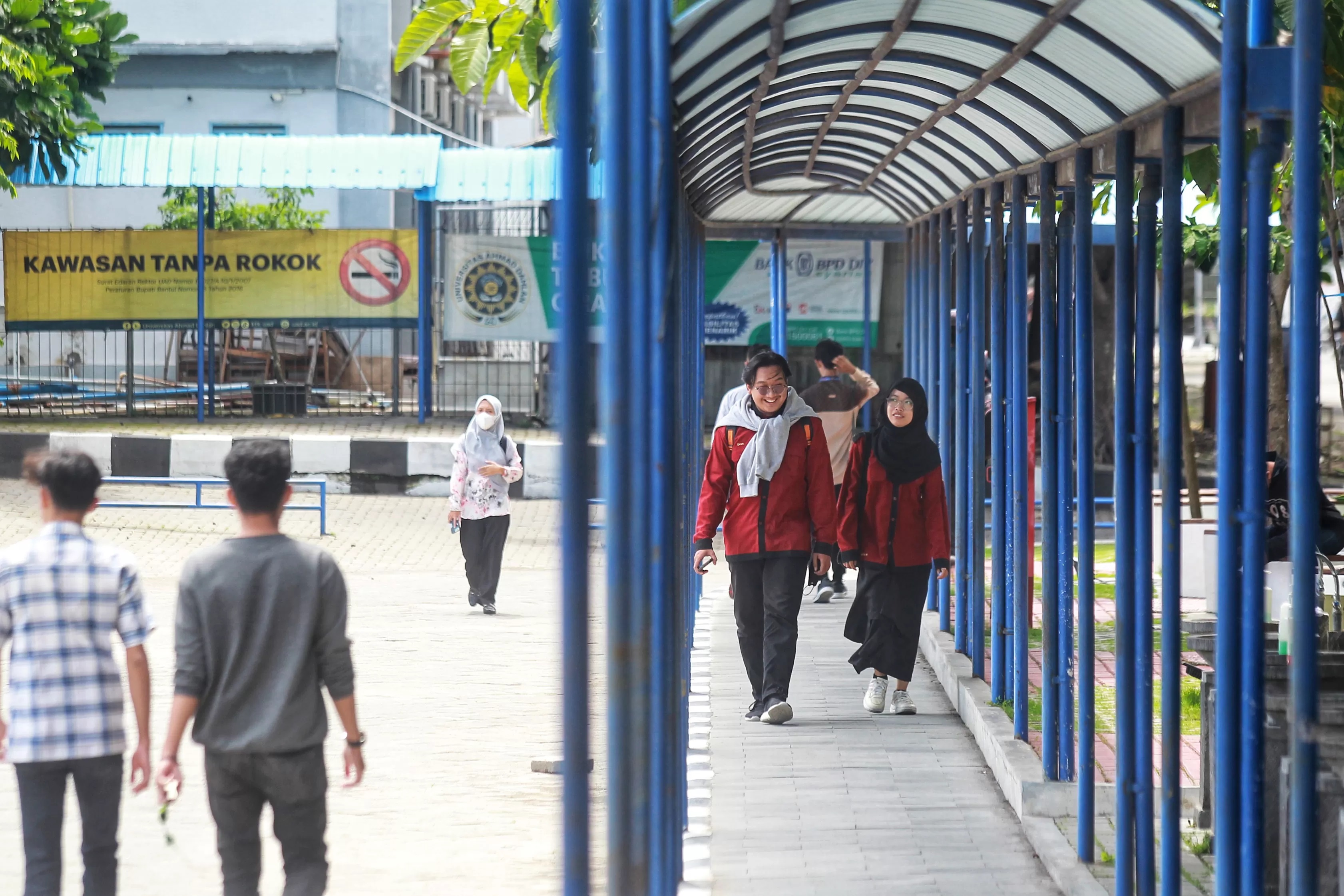 FOKUS: Mahasiswa baru di lingkungan perguruan tinggi swasta. Saat ini, LLDIKTI V Jogjakarta tengah melakukan pemantauan untuk memastikan pelayanan akademik.