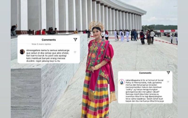 Erina Gudono istri Kaesang Pangarep.