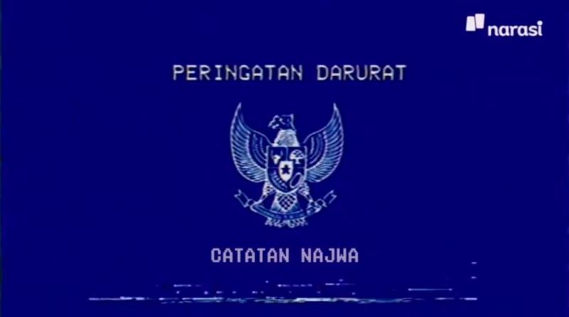Ilustrasi peringatan darurat.