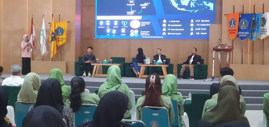 PELUANG - Acara Mandiri Inhealth Campus Fit di Auditorium Poltekkes Kemenkes Yogyakarta pada Jumat (23/8/2024)