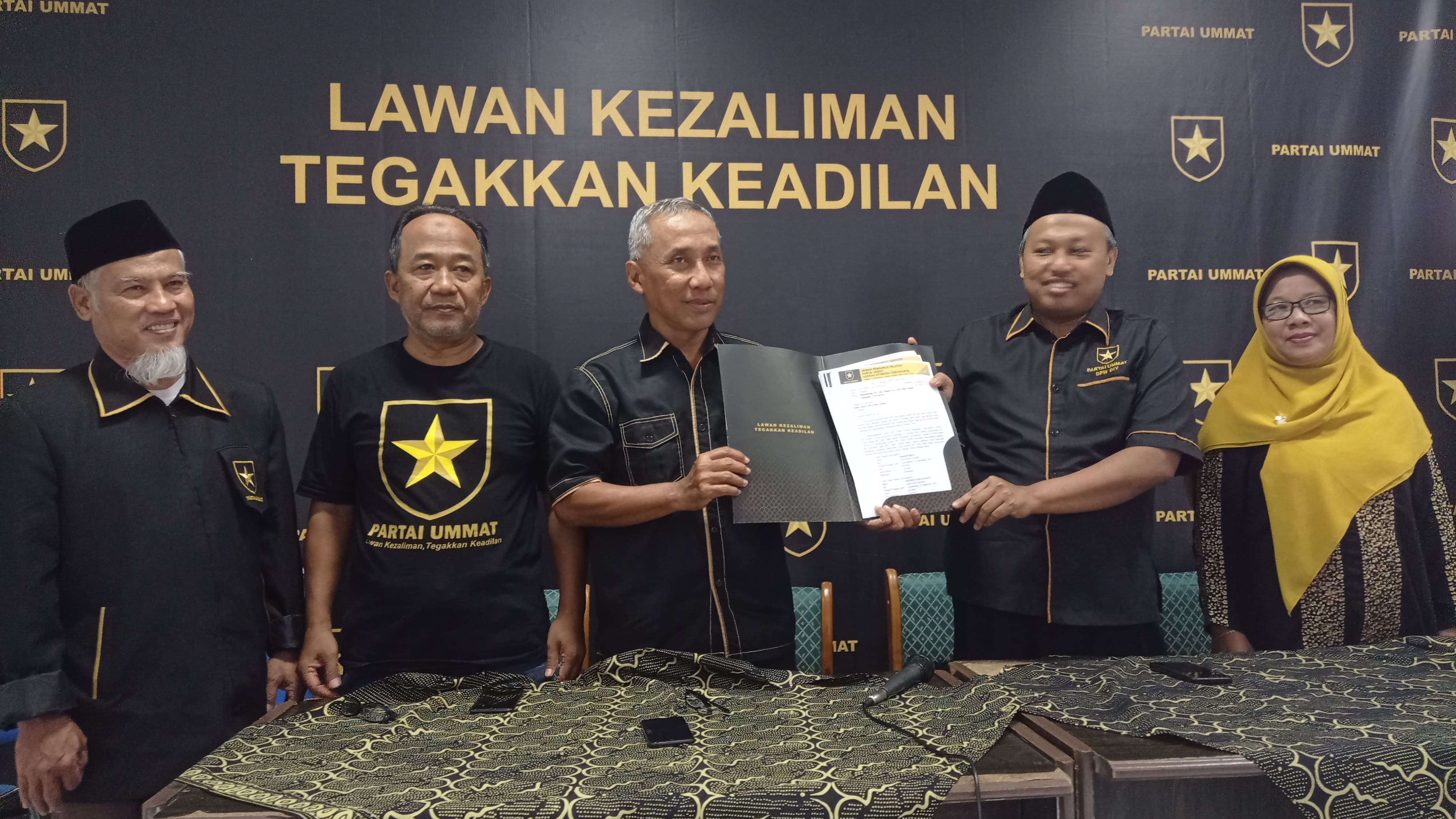 Jajaran DPW Partai Ummat DIY menjelaskan rekomendasi calon kepala daerah di pilkada 2024 nanti