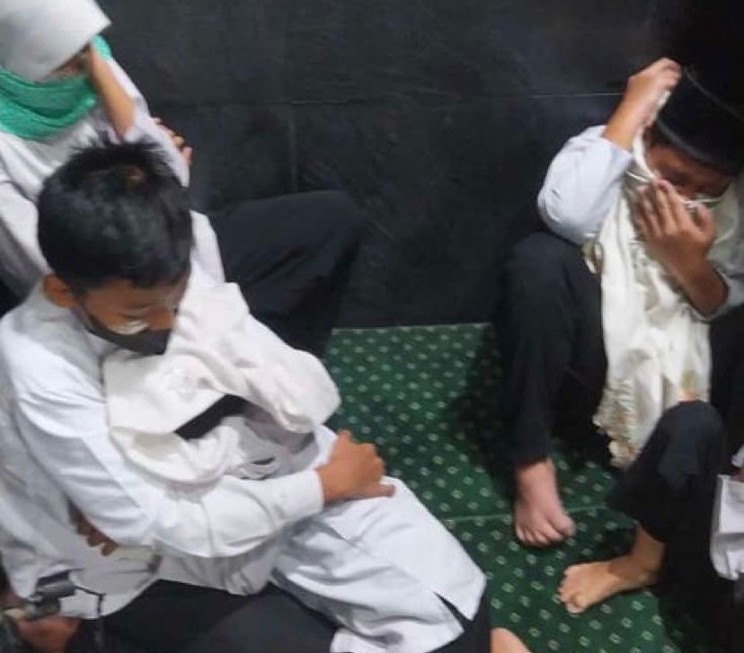 Kondisi anak-anak yang terkena gas air mata di Semarang