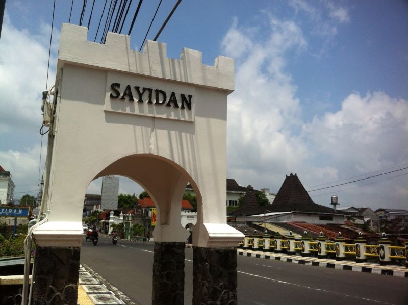 Jembatan Sayidan di pusat Kota Yogyakarta