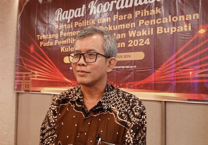 Ketua KPU Kulon Progo Budi Priyana.