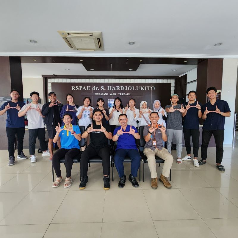 RSPAU dr. Suhardi Hardjolukito Dukung Kesiapan Atlet PBSI DIY  dengan pemeriksaan Medical Check-Up (MCU), Rabu (28/8/2024)