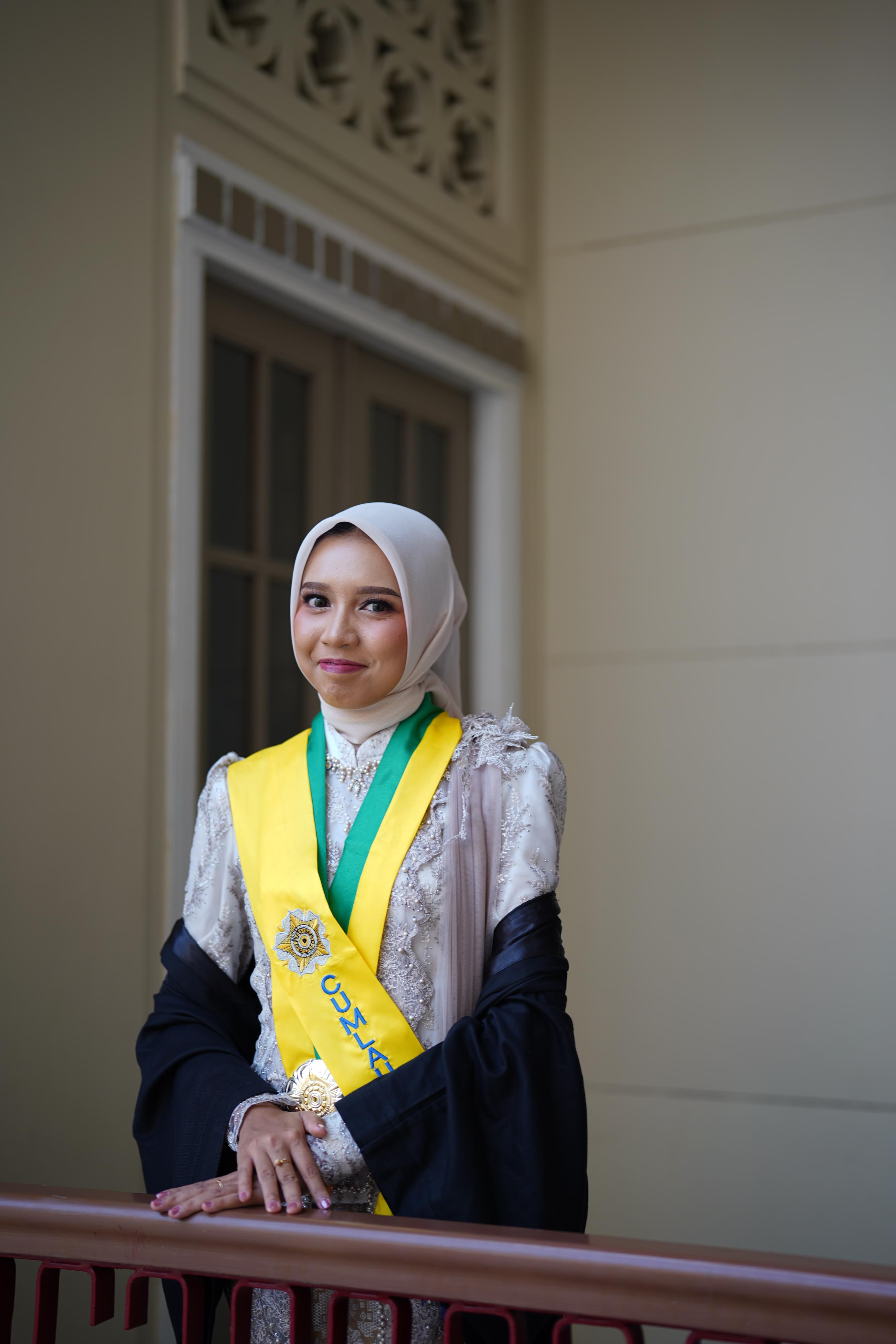 Mahasiswi Prodi Kedokteran FKKMK UGM, Naura Hidayat.   (UGM untuk RADAR JOGJA)