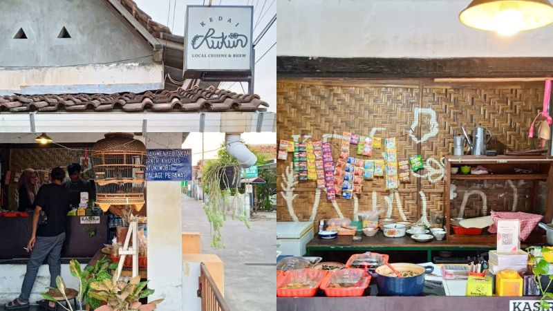 Kedai Rukun, sebuah rumah makan dengan tema tradisional.