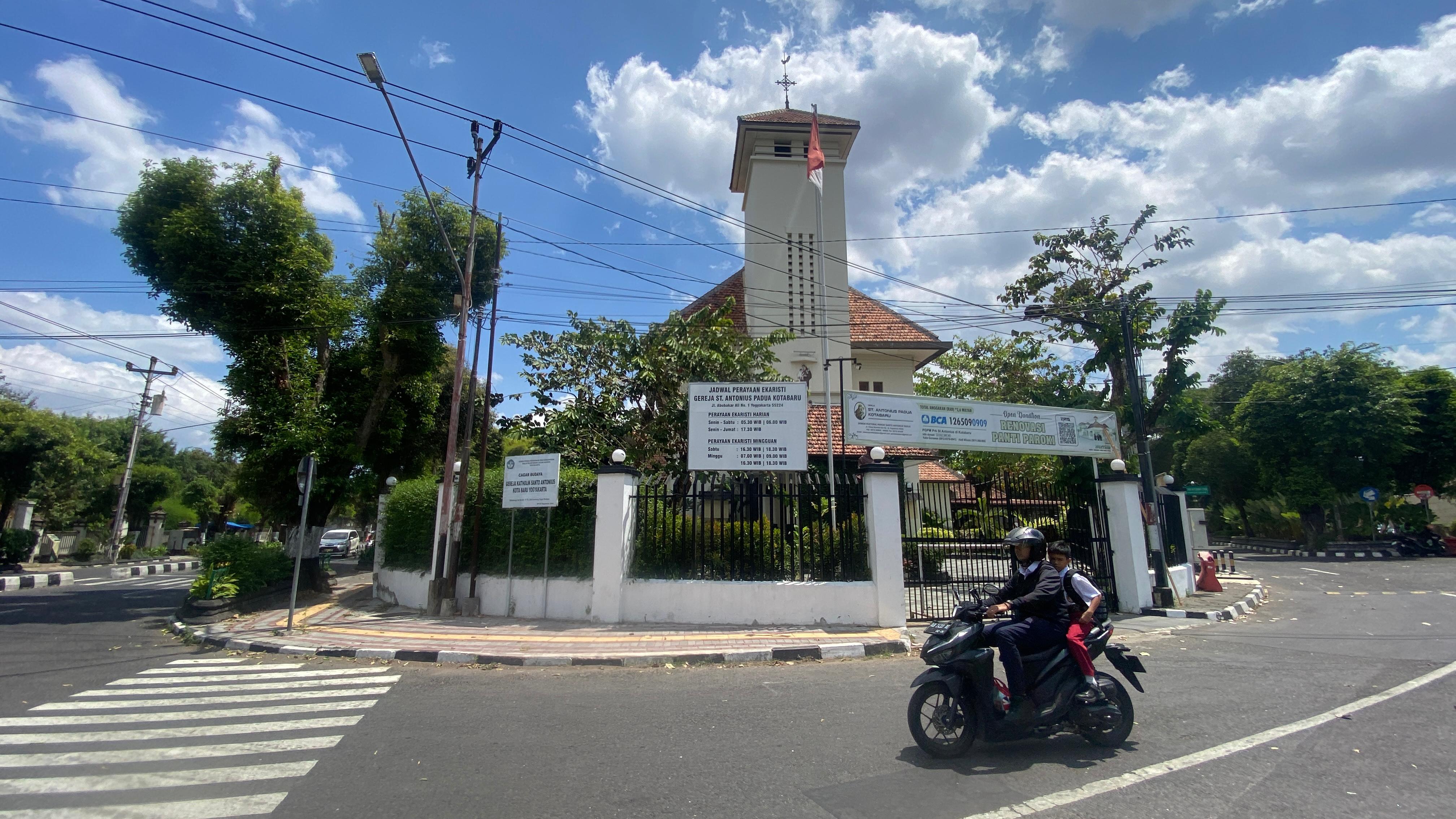 Gereja Katolik Santo Antonius Padua, Kotabaru Yogyakarta.  (AGUNG DWI PRAKOSO / RADAR JOGJA)