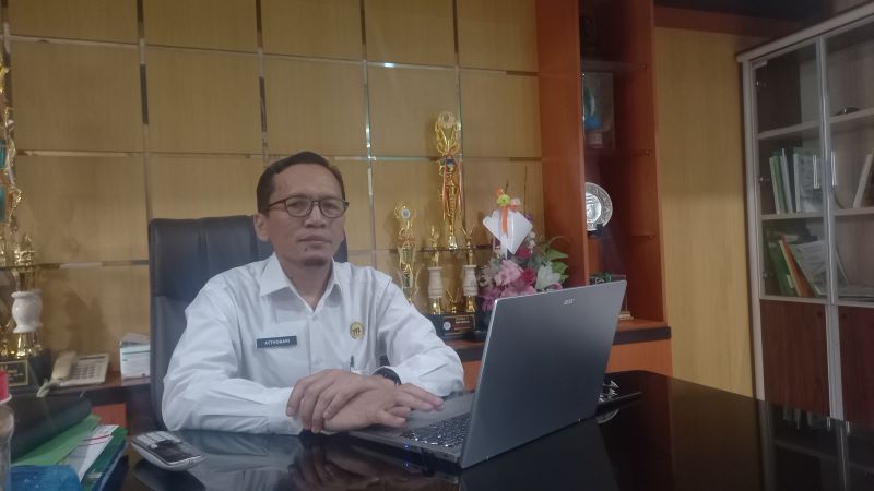 Direktur RSUD Panembahan Senopati Atthobari saat ditemui di ruangannya, Rabu (4/9/2024).