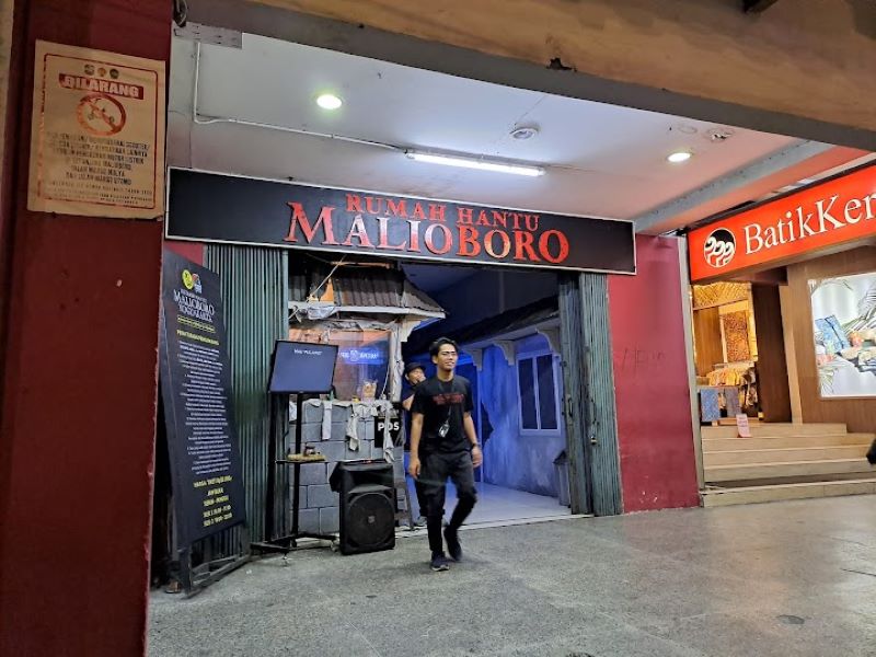 Tampilan rumah hantu Malioboro.