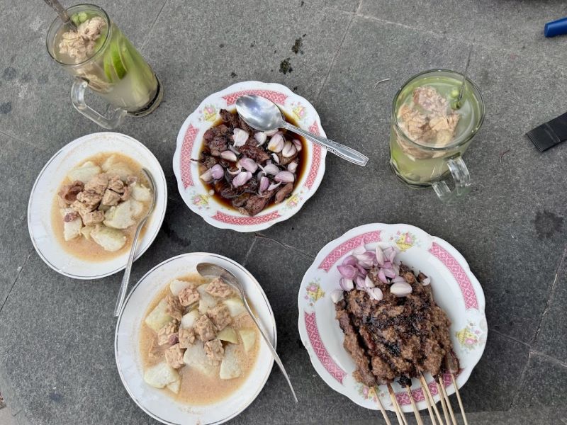 Sate Sapi Karang Pak Prapto Kotagede.