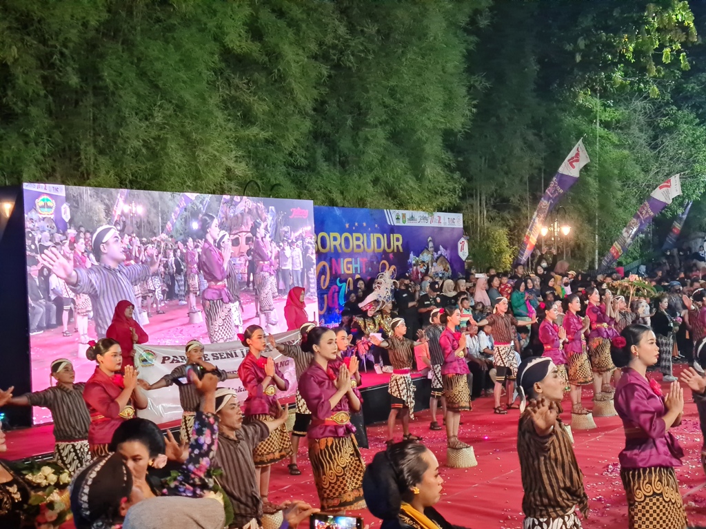 Para kontingen terlihat luwes saat menampilkan keseniannya pada BNC 2022 lalu. Perhelatan kali ini berlangsung lebih sederhana karena tidak menggandeng daerah lain.