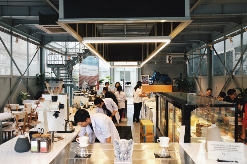 Cafe unik  Sejiwa Coffee Bandung.