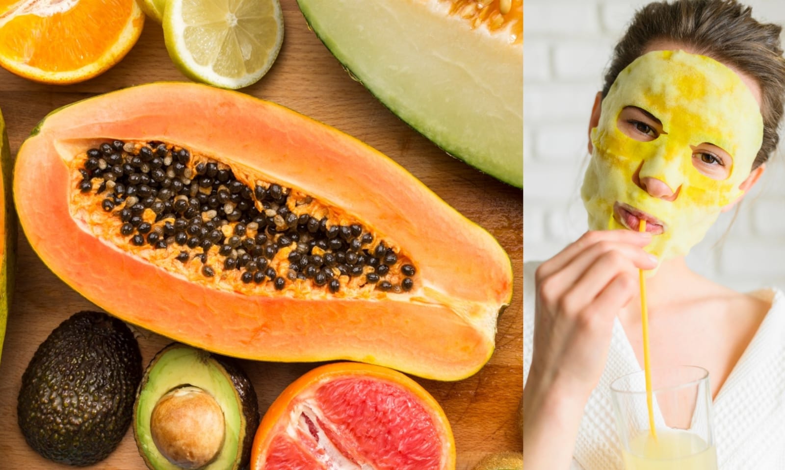 Bye-bye kulit kusam! Pepaya kaya akan enzim papain yang mampu mengangkat sel kulit mati dan menjadikan wajah lebih glowing   (freepik.com)