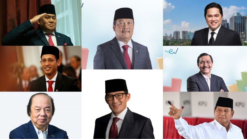 Deretan para menteri dan pejabat terkaya.