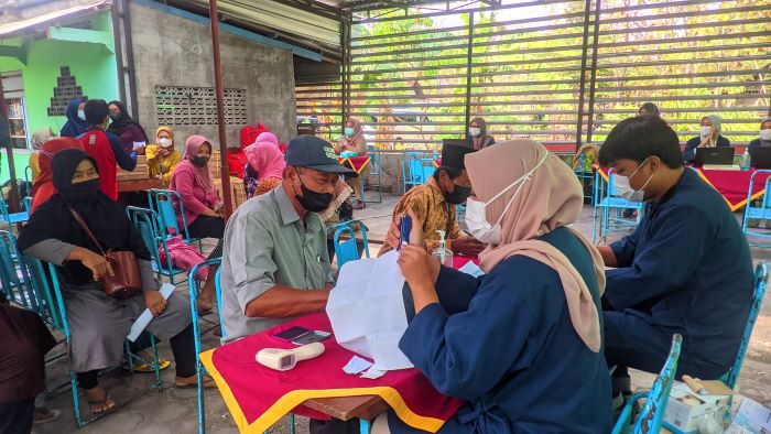 Puskesmas Ponjong 1 Gunungkidul menggelar skrining Massal terhadap ratusan pasien suspek Selasa (10/9/2024).