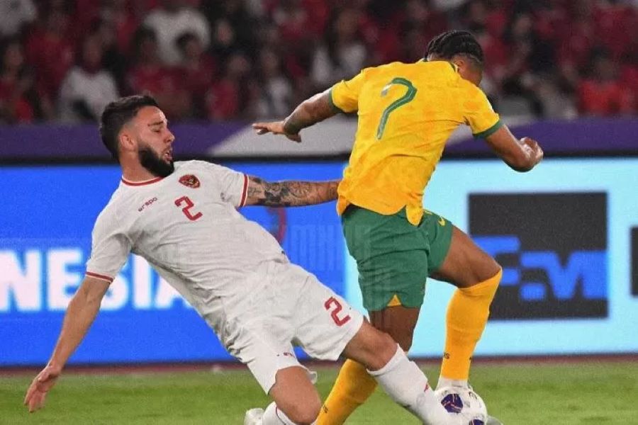 Timnas Indonesia sukses amankan satu poin saat hadapi Australia pada matchday kedua Kualifikasi Piala Dunia 2026 zona asia putaran ketiga grup C (ig timnasindonesia)