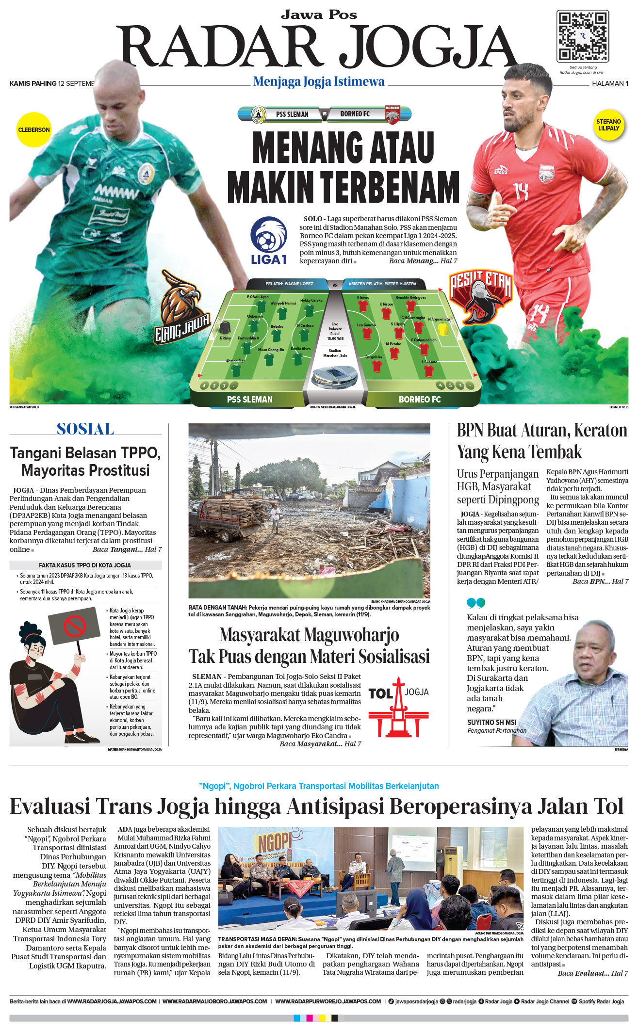Jawa Pos Radar Jogja Kamis 12 September 2024