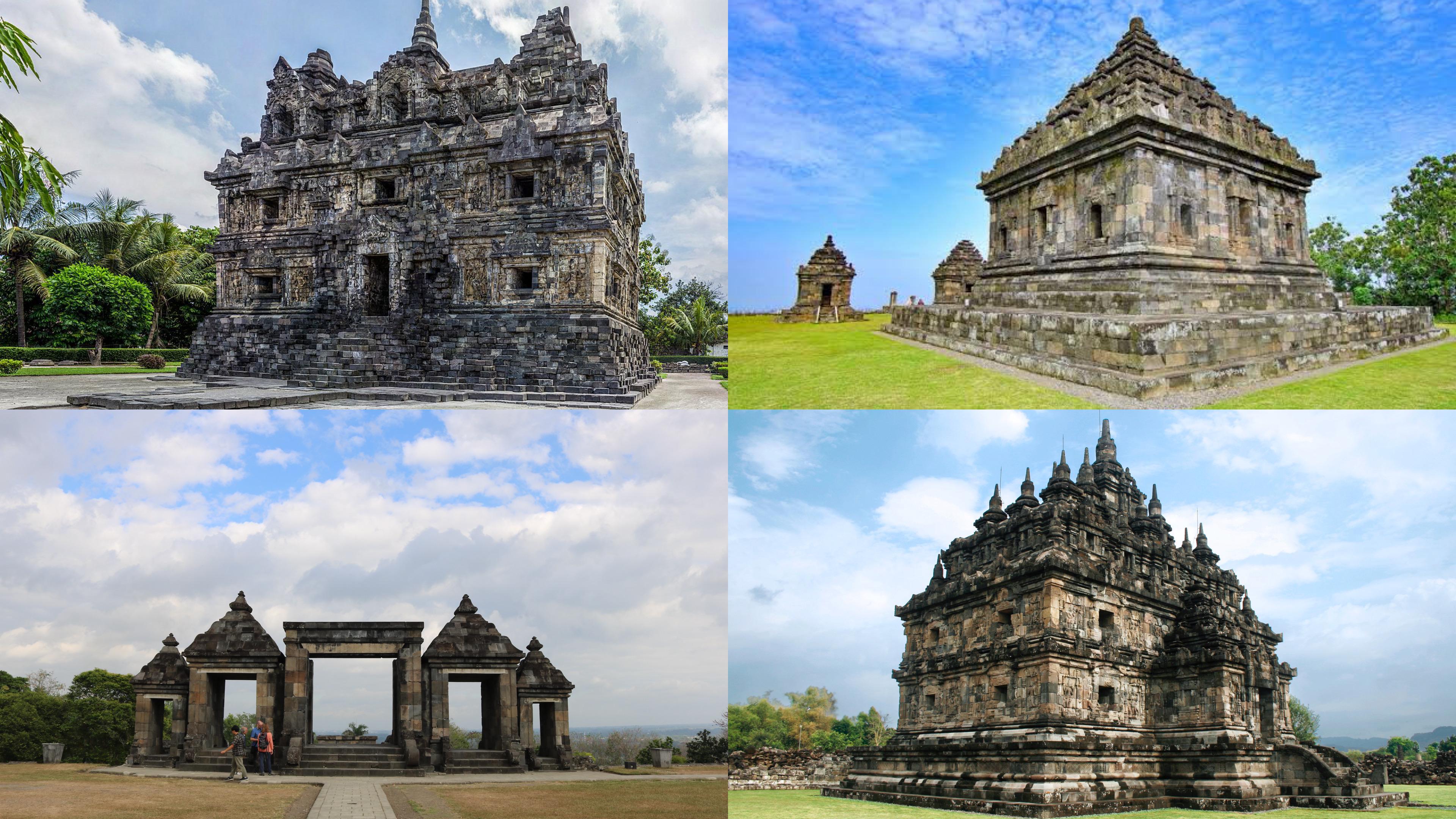 Candi Di Yogyakarta (kolase berbagai sumber)