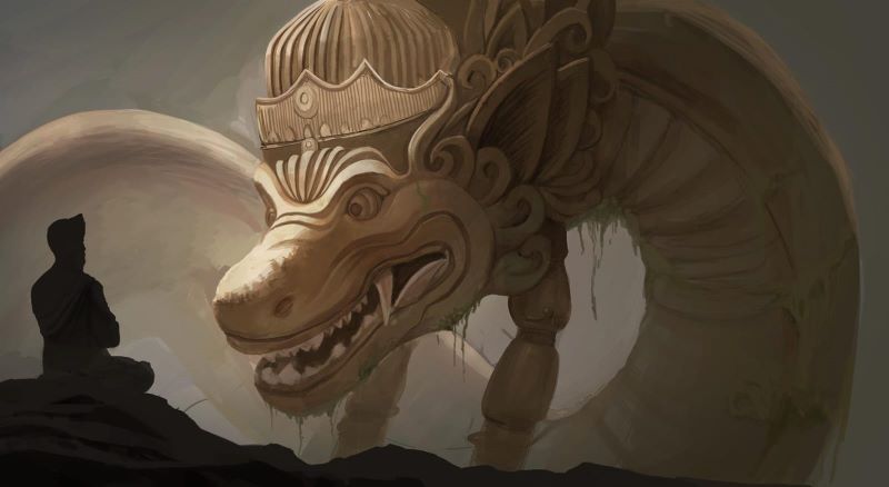 Ilustrasi Naga Besukih.