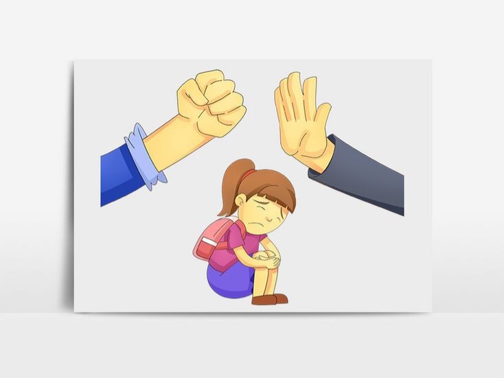 Ilustrasi kekerasan anak.