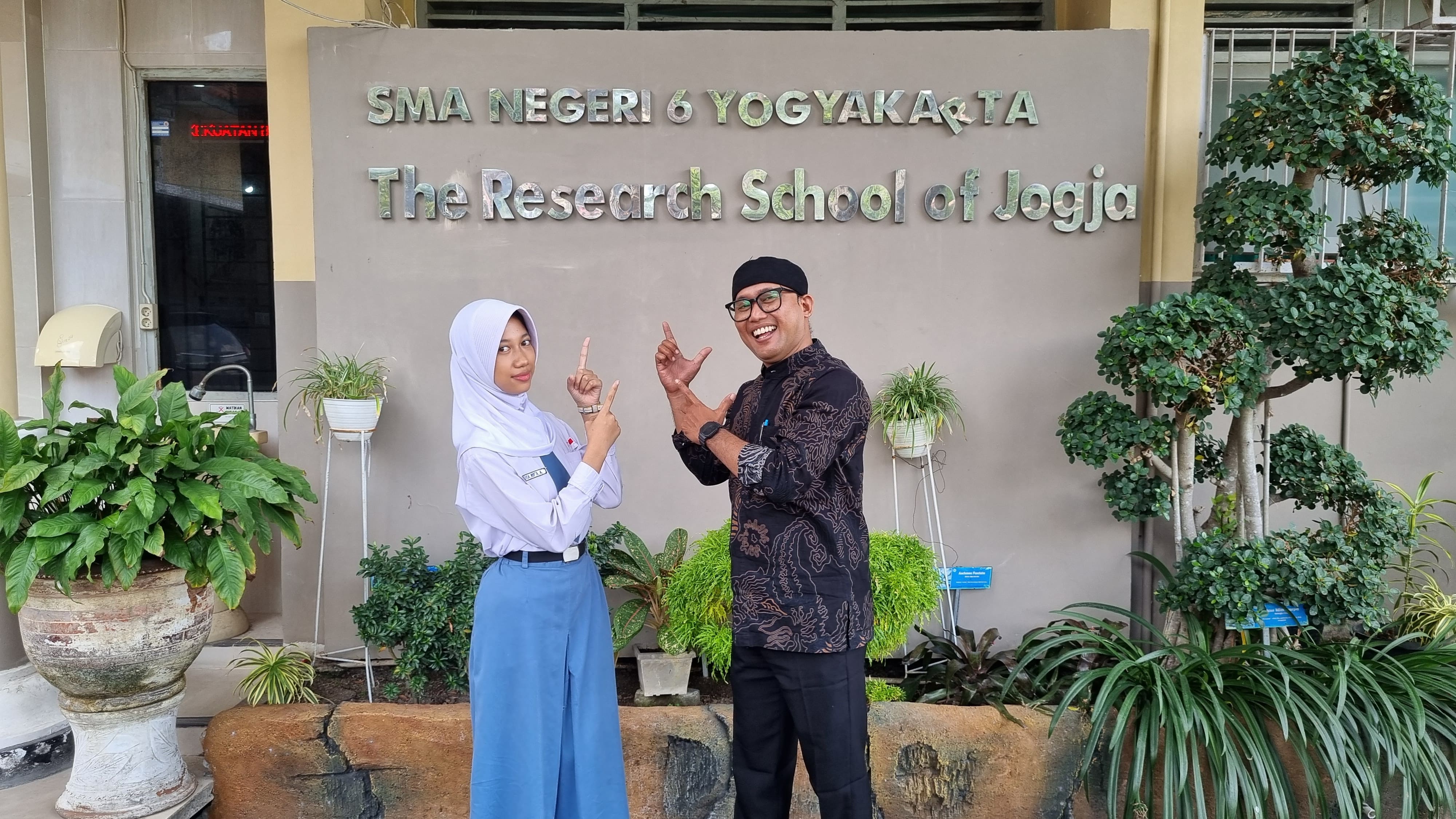 siswa SMAN 6 Jogja Nasya Rif