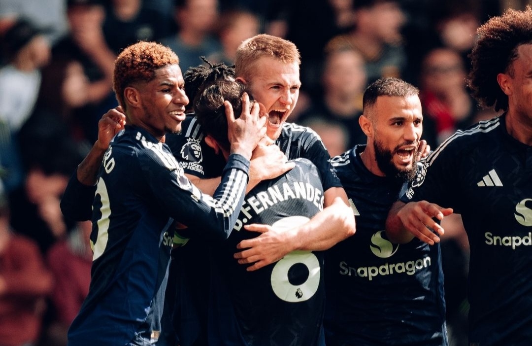 Selebrasi penggawa Manchester United usai mencetak gol ke gawabg Southampton (ig manchesterunited)