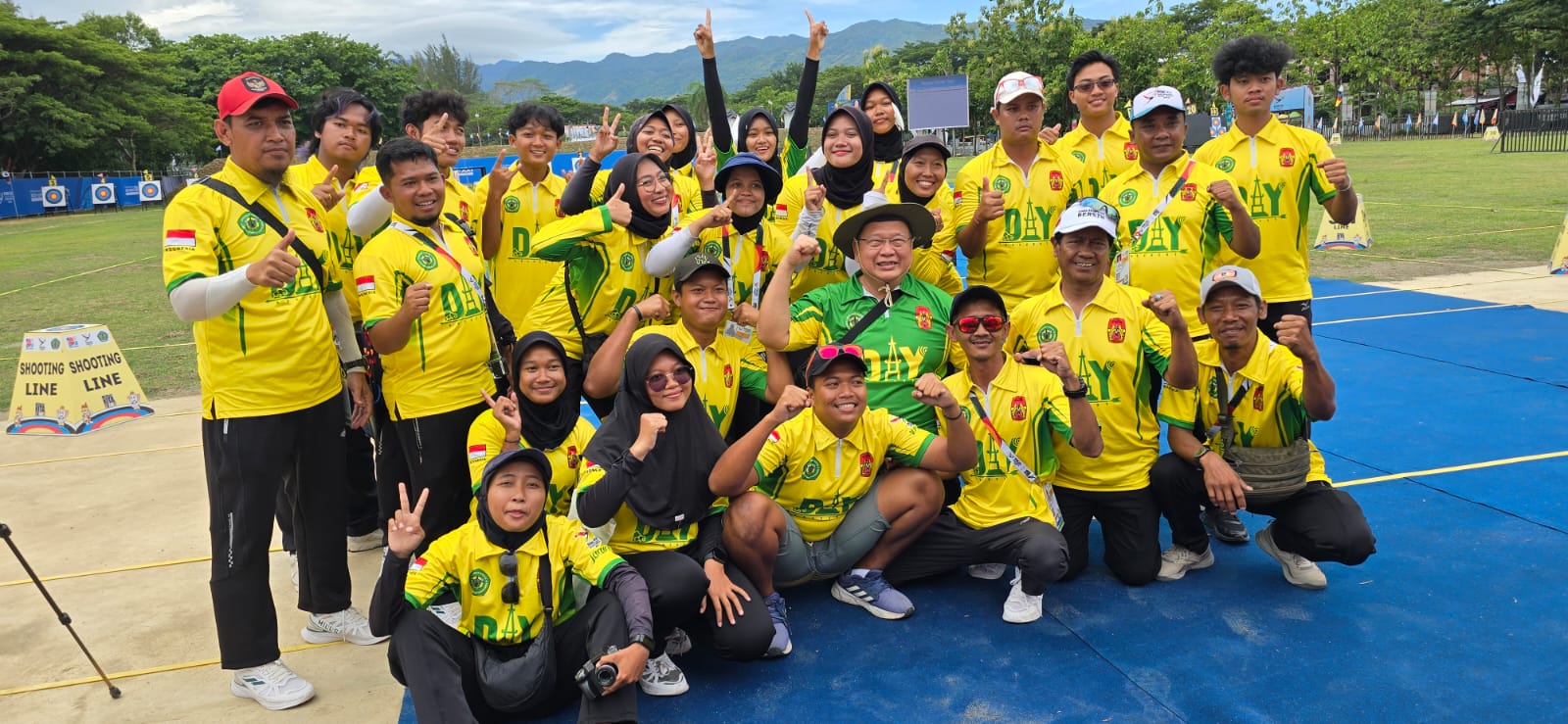 Foto Rizky Wahyu / Radar Jogja  PRESTASI: Tim Panahan DIJ yang diterjunkan ke PON XXI Aceh-Sumut 2024 mayoritas masih muda.  &nbsp;