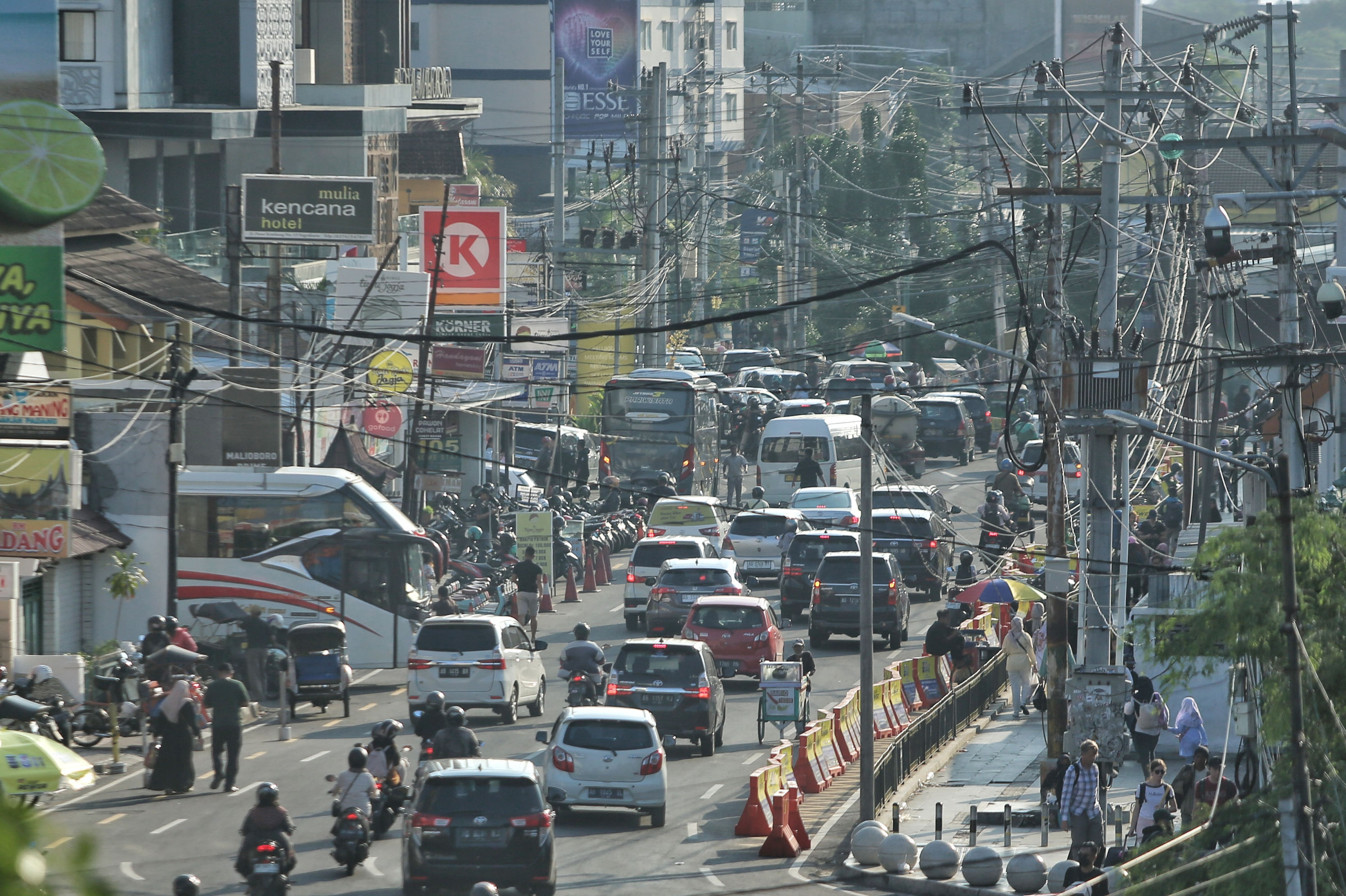 Salah satu kawasan di Kota Jogja yang banyak berdiri perhotelan dan penginapan.