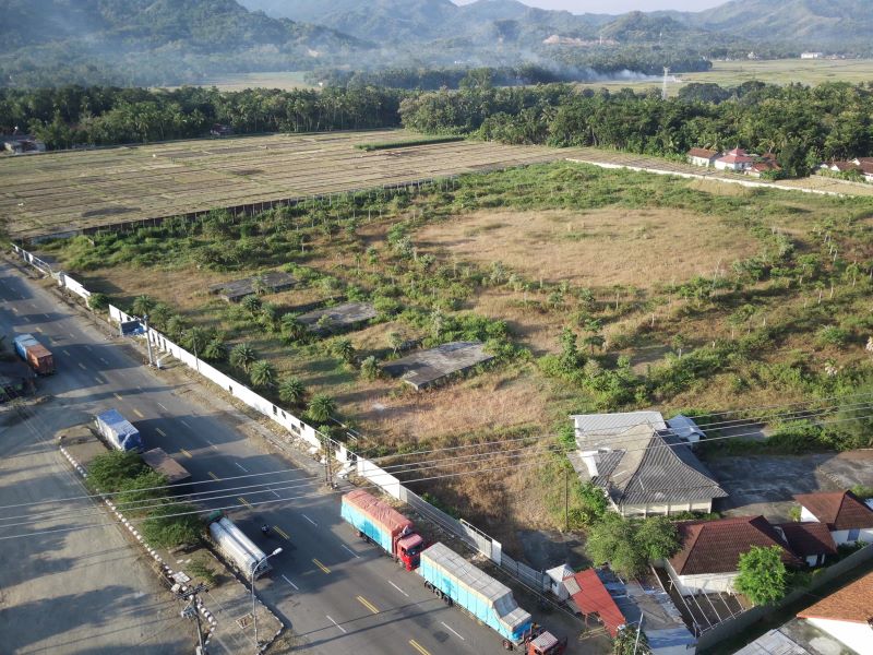 TERBENGKALAI: Kondisi Rest Area Pandawa Maetala yang terletak di TKD Sindutan.&nbsp;