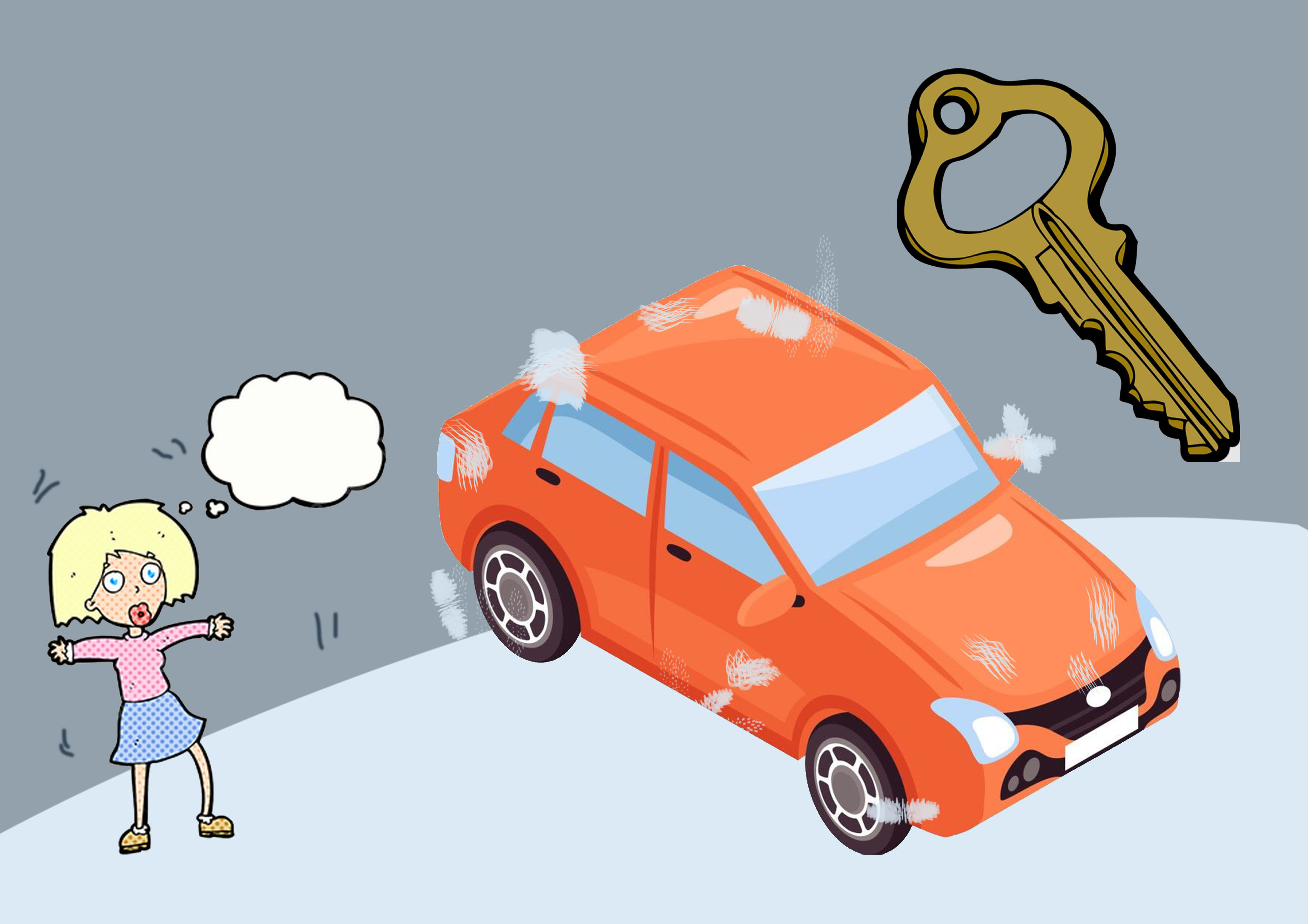 Ilustrasi kehilangan mobil saat di tempat pencucian.