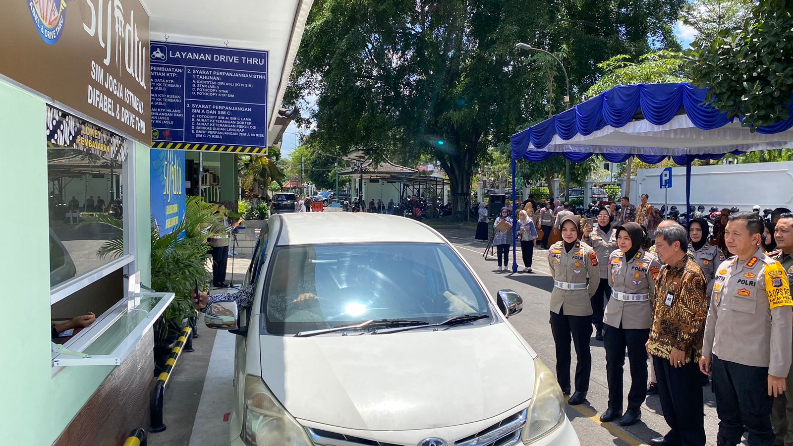 Peluncuran Sijidtu (SIM Jogja Istimewa Difabel dan Drive Thru) di Mal Pelayanan Publik Komplek Balai Kota Jogja, Selasa (17/9/2024).  FOTO// ISTIMEWA