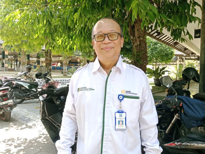 Sekretaris Dinas Sosial Sigit Indarto  