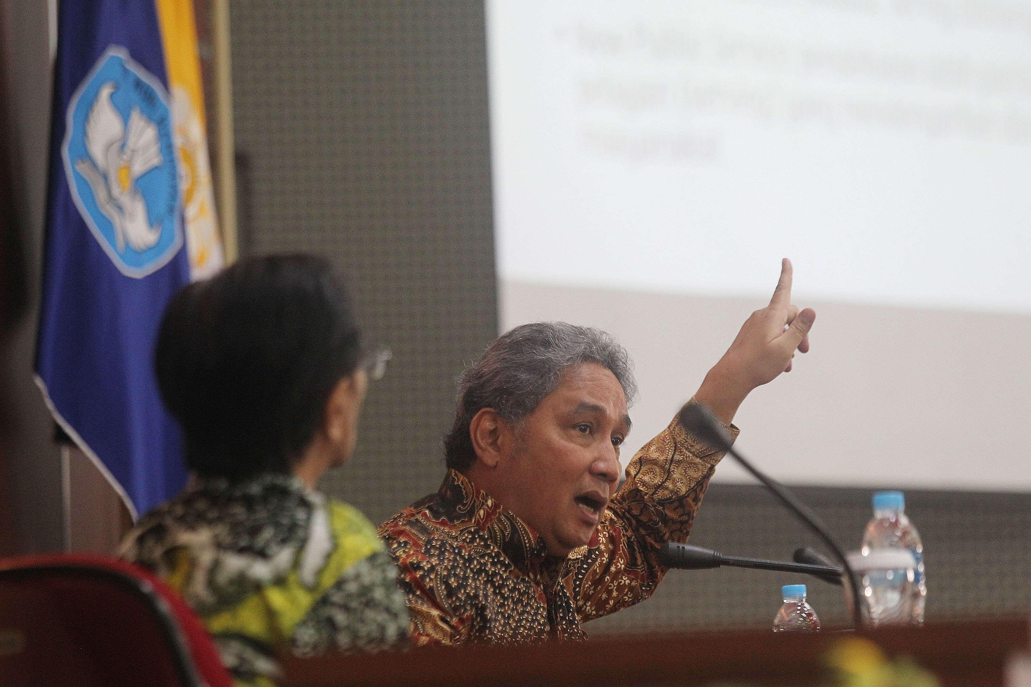 Direktur Jenderal Kebudayaan Kementerian Pendidikan, Kebudayaan, Riset, dan Teknologi (Kemendikbudristek)  Hilmar Farid
