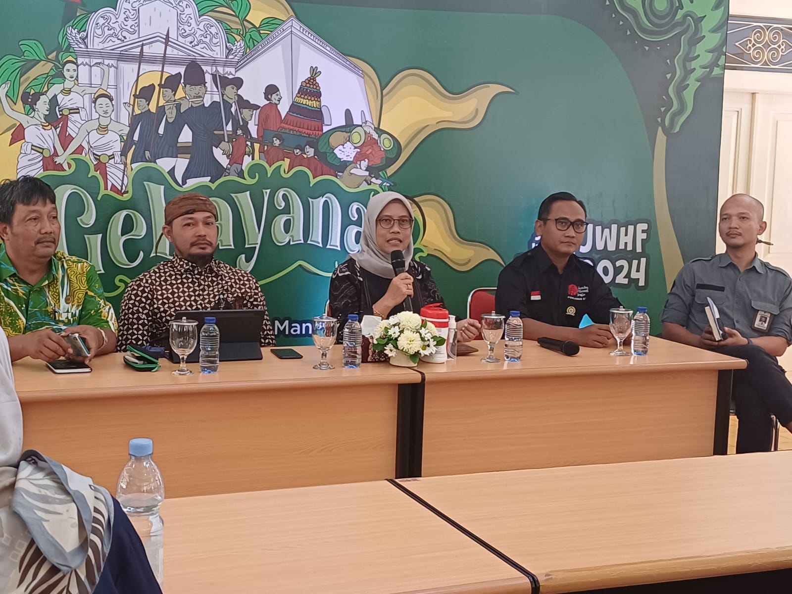 Pemaparan konsep even JWHF 2024 oleh Disbud DIJ dan pihak terkait.