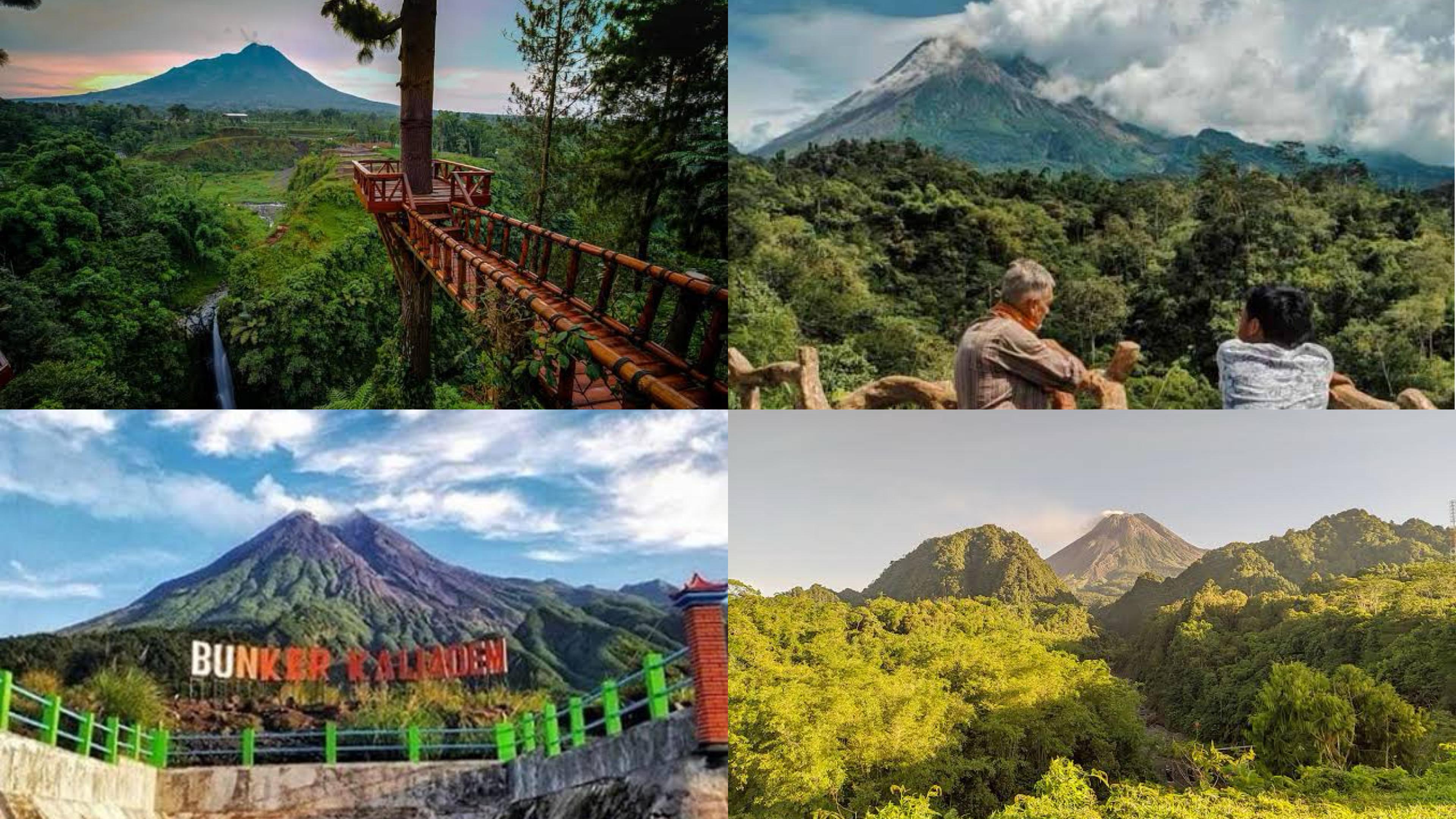 Menikmati Merapi (kolase berbagai sumber)