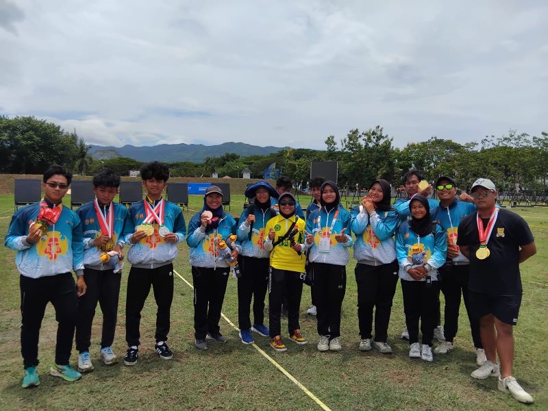 Keterangan Para atlet Panahan DIY