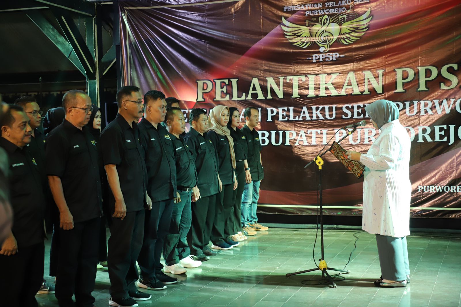 Pengukuhan PPSP oleh Bupati Purworejo Yuli Hastuti pada Kamis (19/9) malam.