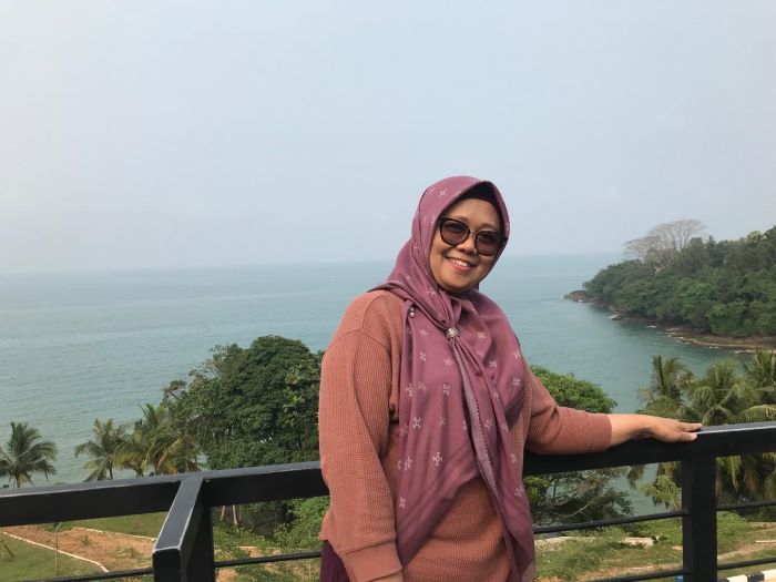 PEDULI: Dwikisworo Setyowireni merupakan istri dari Hasto Wardoyo yang sampai saat ini antusian perangi TBC di kalangan anak-anak.
