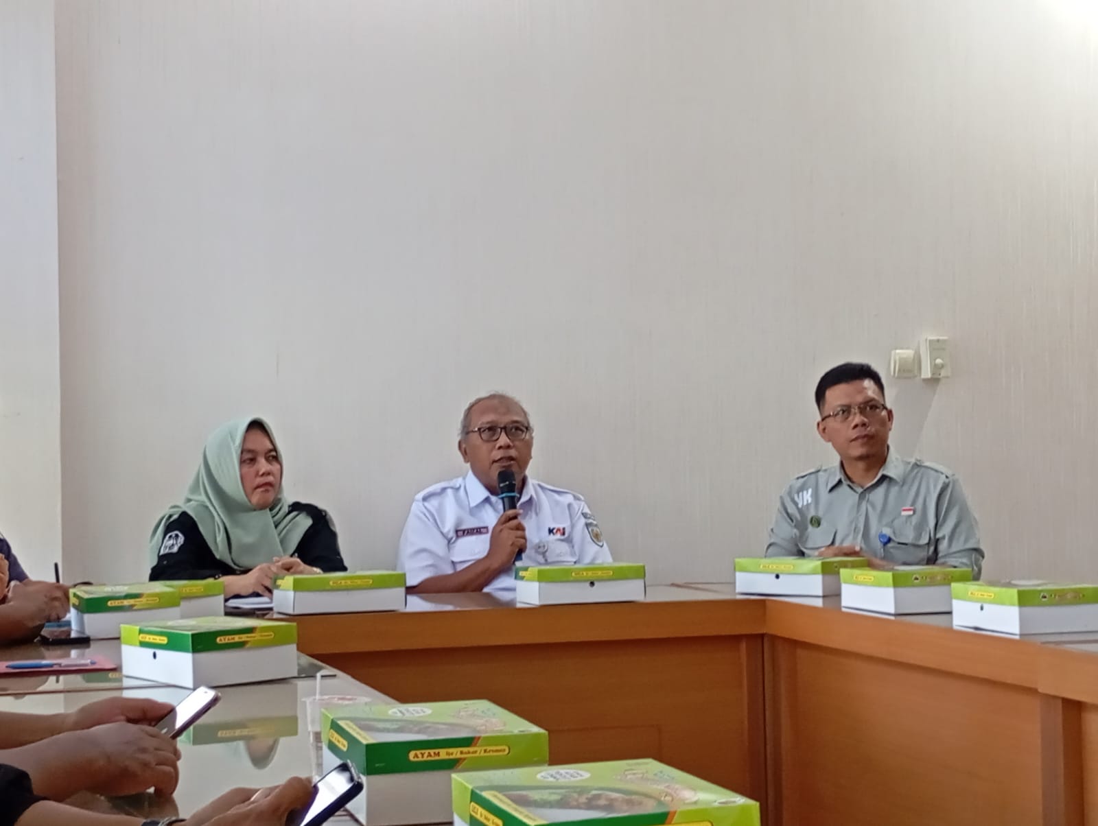 Suasana jumpa pers Jogja Spoor Festival (JSF) 2024 yang dilaksanakan di Balai Kota Jogja, Jumat (20/9/2024).  (IWAN NURWANTO/Radar Jogja)